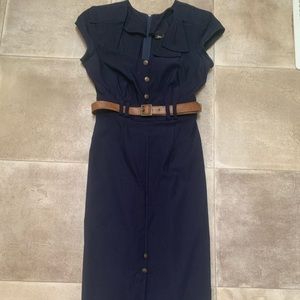 Retro sexy pin up office dress